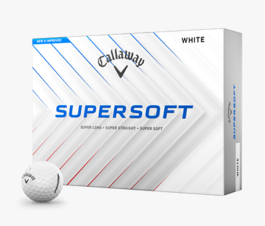 CALLAWAY Golfball Supersoft weiß