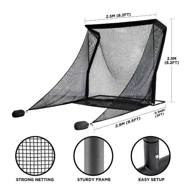SkyTrak+ & SimSpace Golfnetz