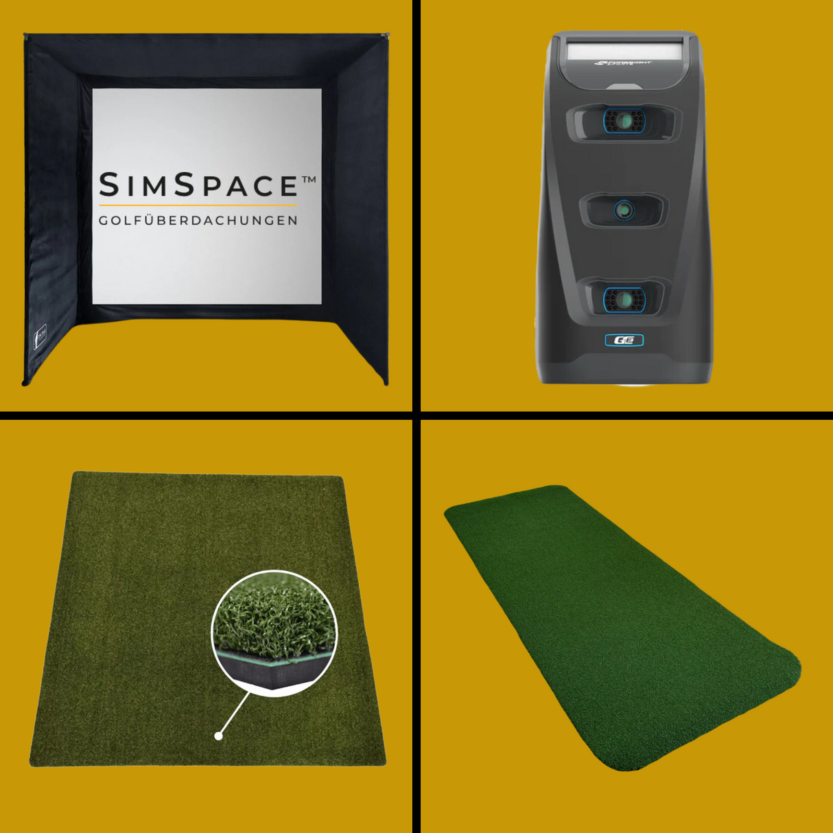 Foresight GC3 & SimSpace golf cabin