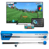 PHIGOLF 2 Smart Home Golf Simulator – Swing Stick Trainer &amp; Analyzer