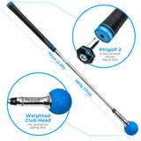 PHIGOLF 2 Smart Home Golf Simulator – Swing Stick Trainer &amp; Analyzer