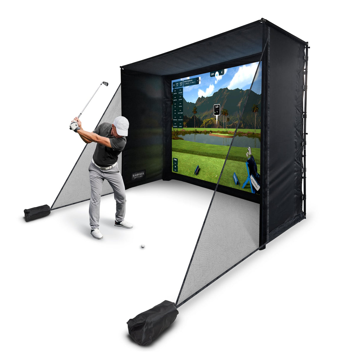SimSpace Slim Golf Simulator Kabine