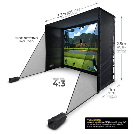 SimSpace Slim Golf Simulator Kabine