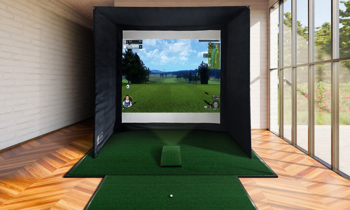 Rapsodo MLM2 Pro &amp; SimSpace golf cabin