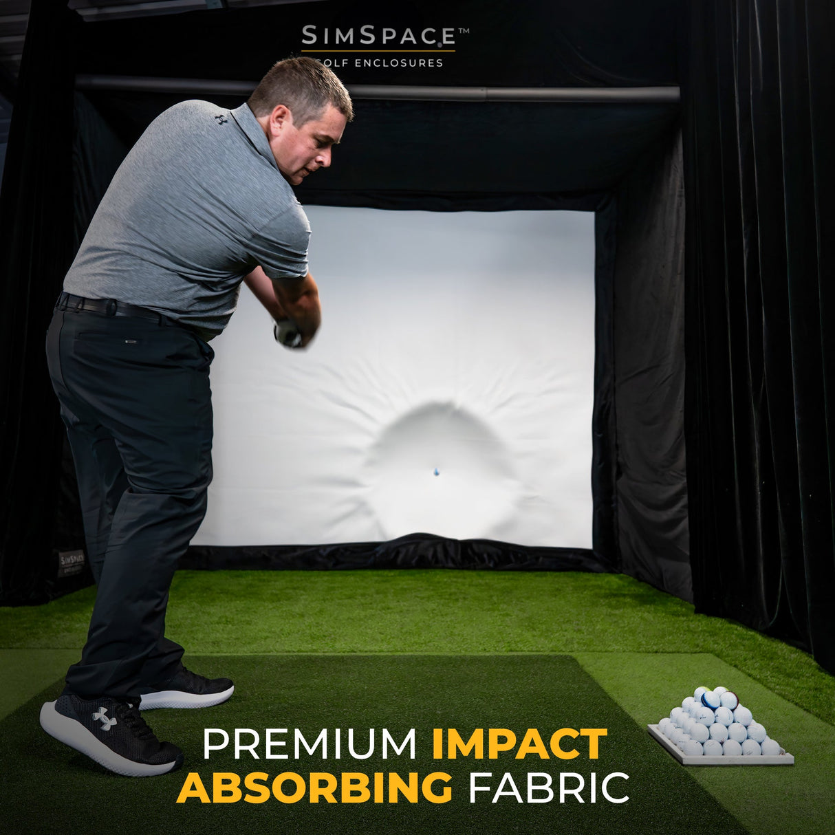 SimSpace Slim Golf Simulator Kabine