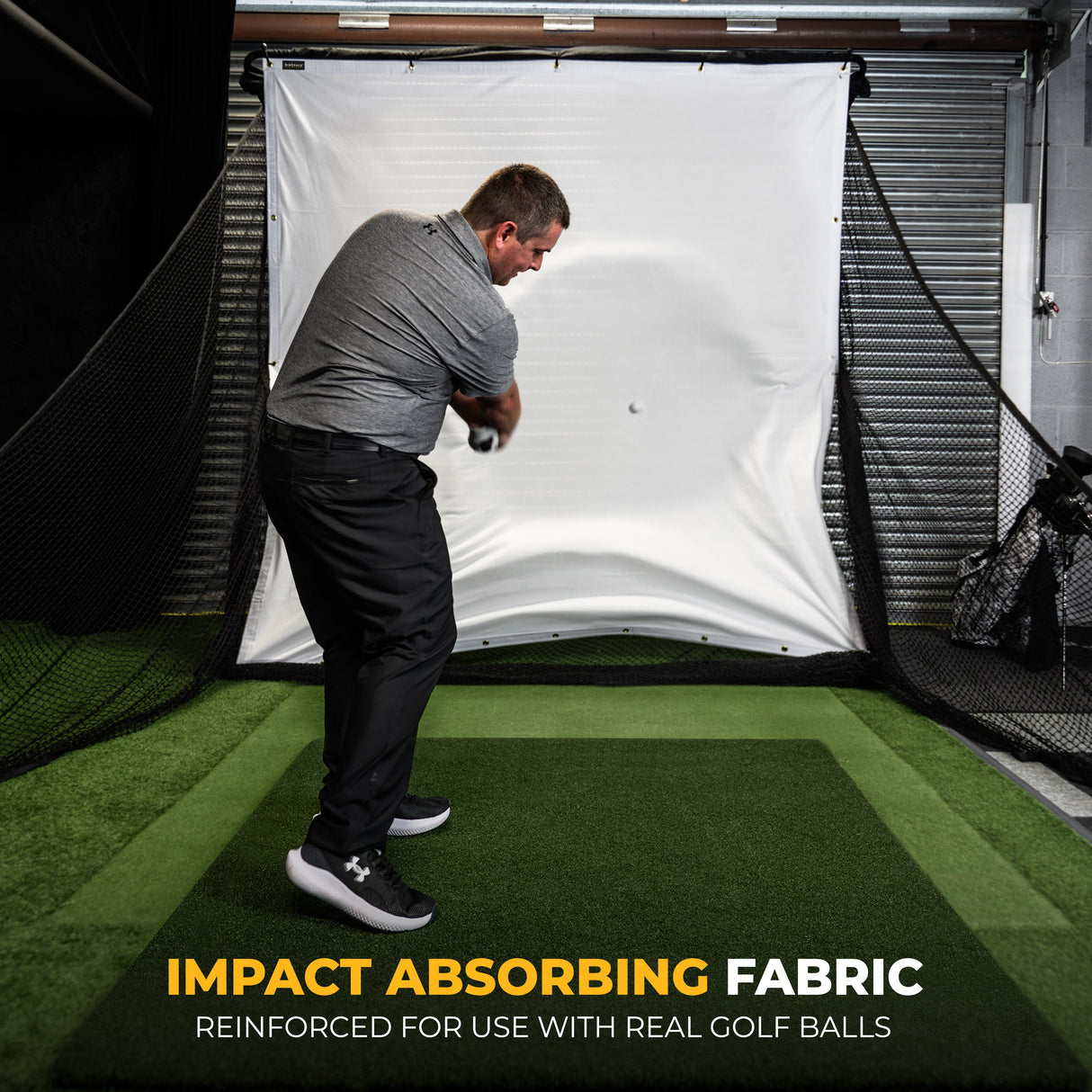 SIMSPACE GOLF DELUXE HOME DRIVING NET - CANVAS