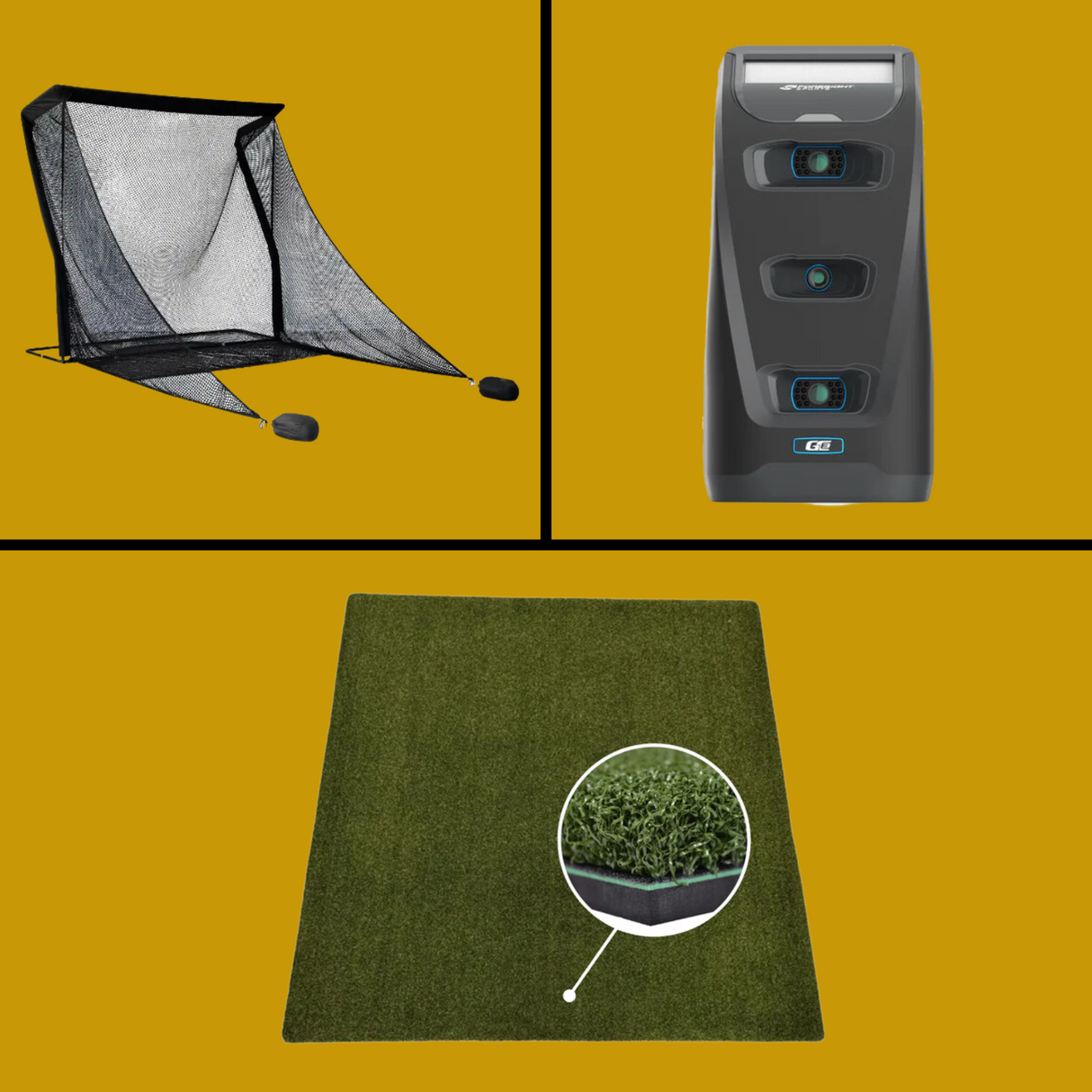 Foresight GC3 &amp; SimSpace golf net