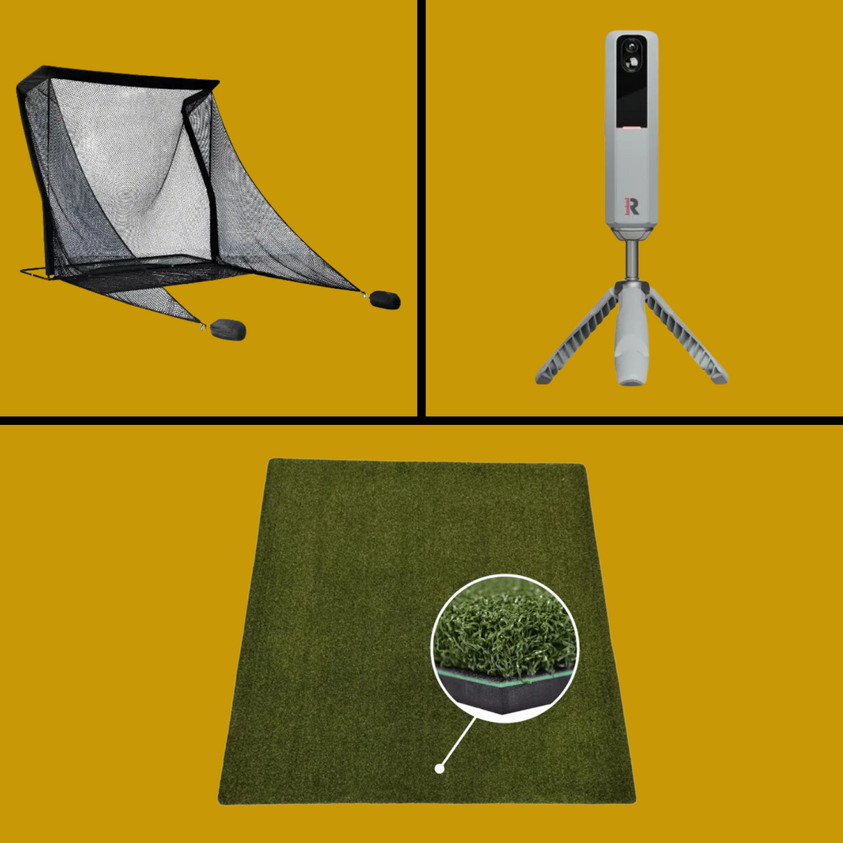 Rapsodo MLM2 Pro &amp; SimSpace golf net