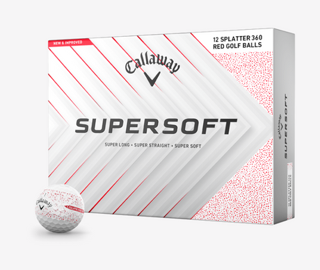 CALLAWAY Golf Ball Supersoft Splatter 360