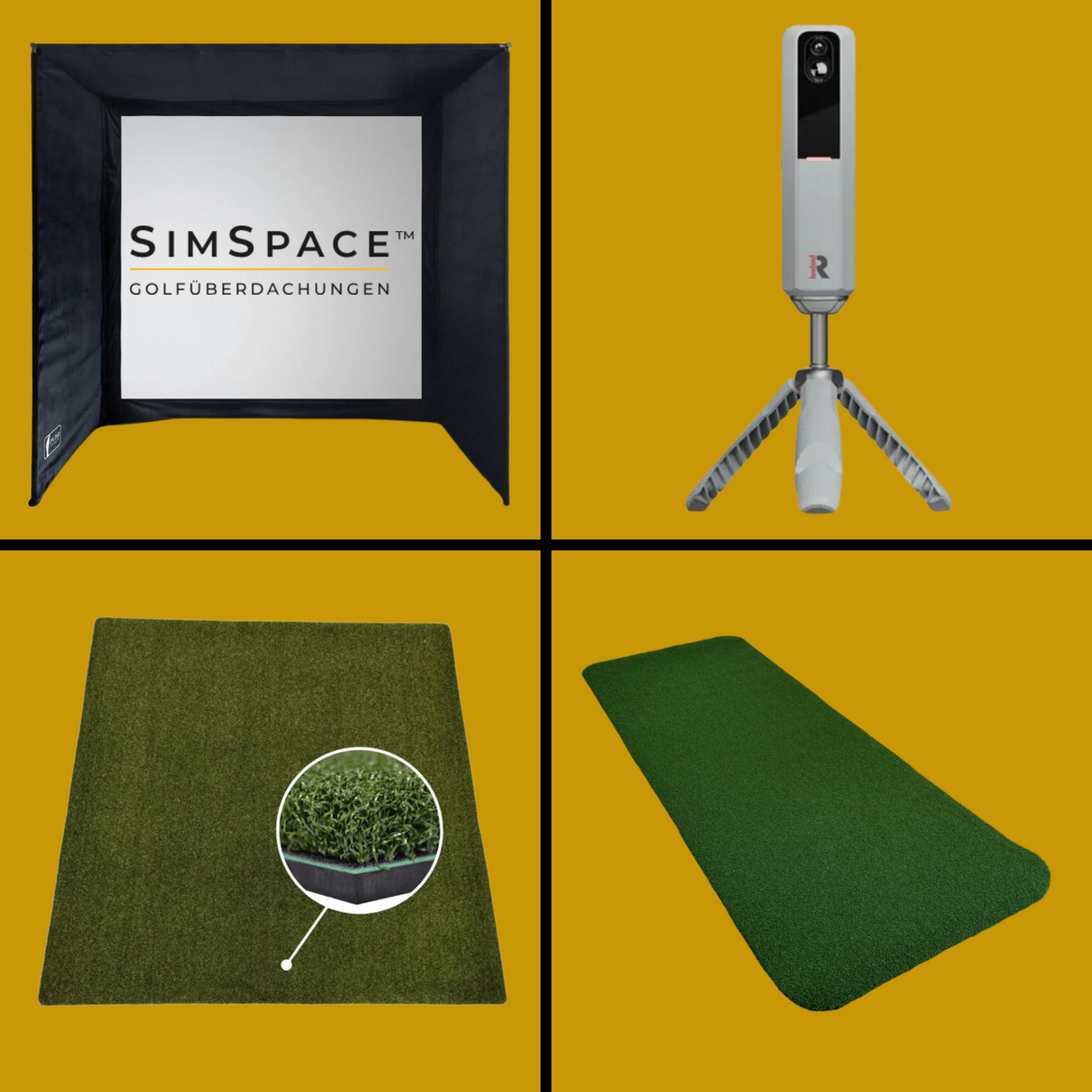 Rapsodo MLM2 Pro &amp; SimSpace golf cabin