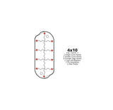TOUR LEFT Putting Green 121 x 305 cm